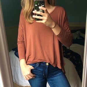 AEO soft and sexy auburn tee size XL
